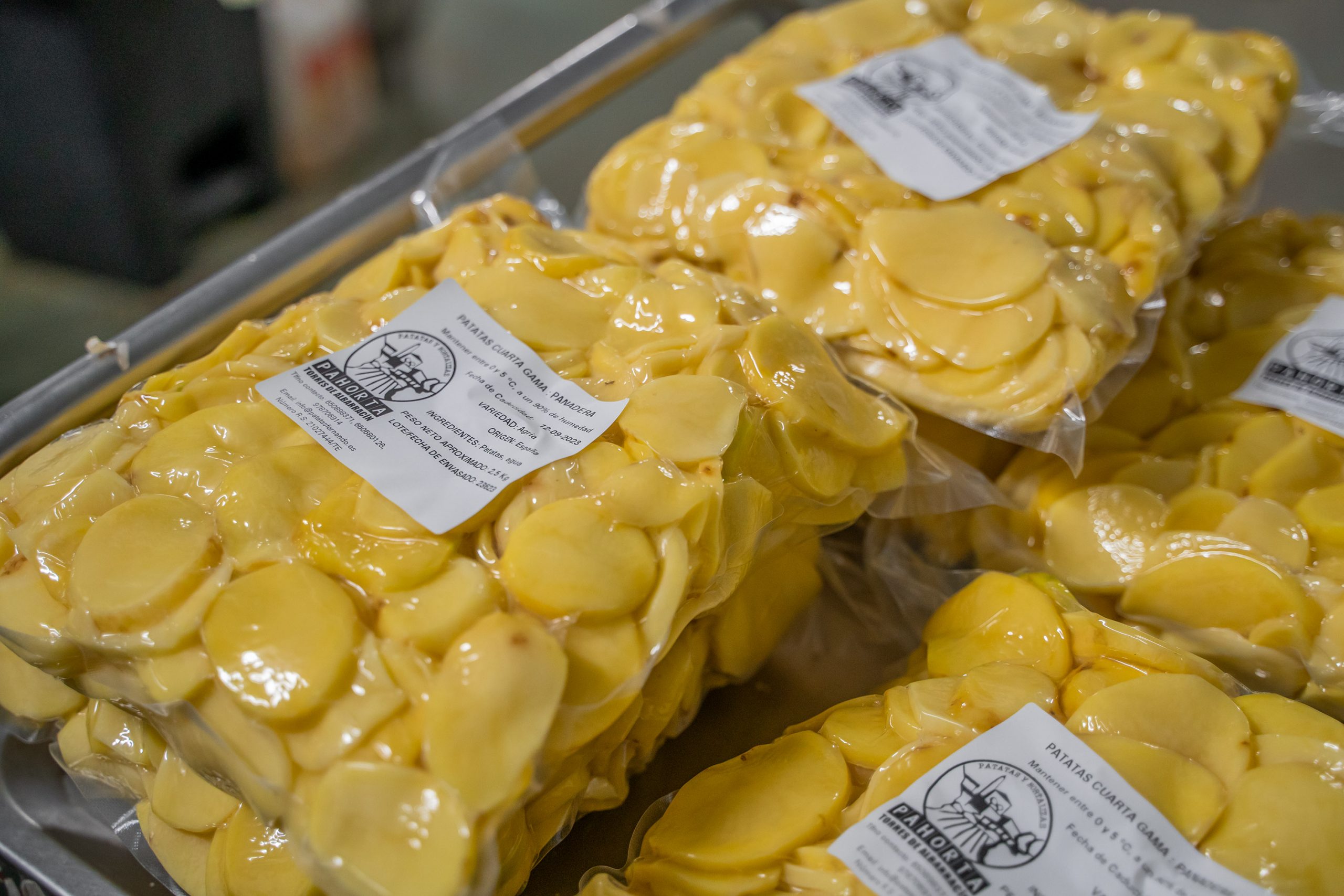 Patatas Fernando - proceso de fabricación en las instalaciones